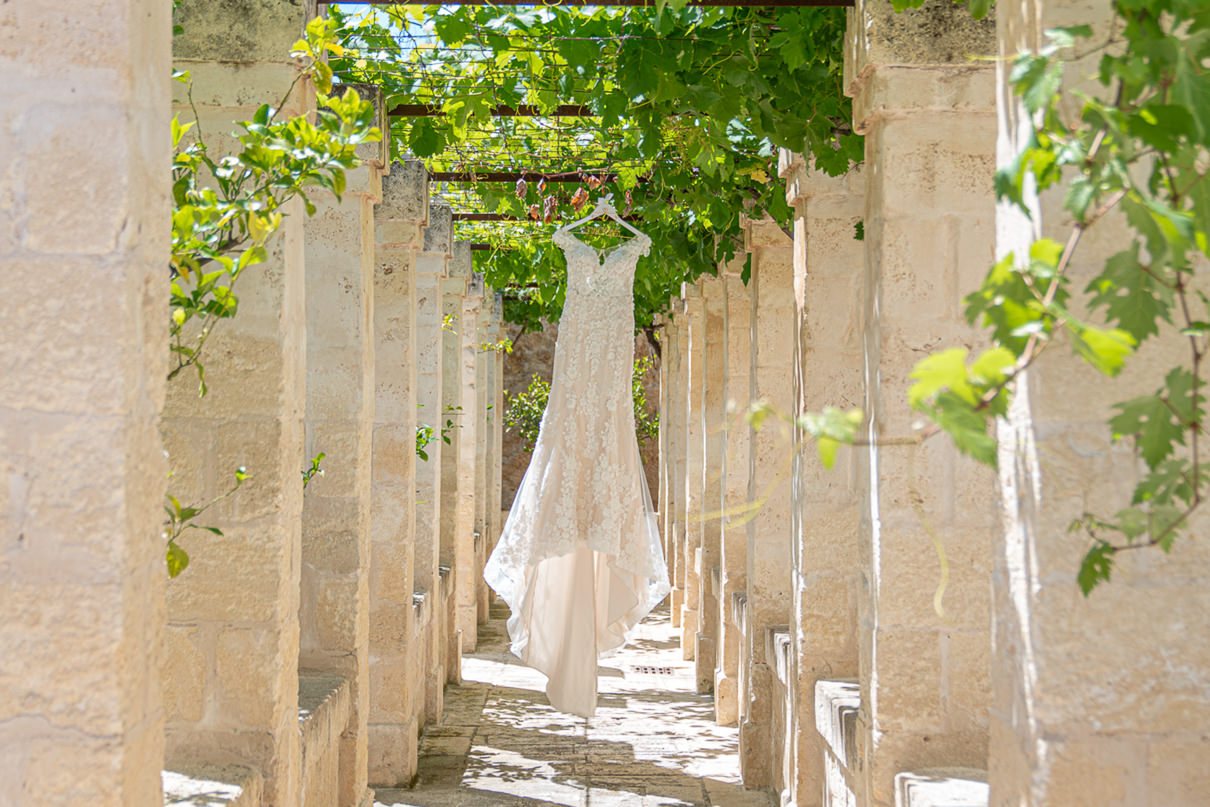 NICOLE SPOSE wedding dress made in Italy Borgo Egnazia Wedding